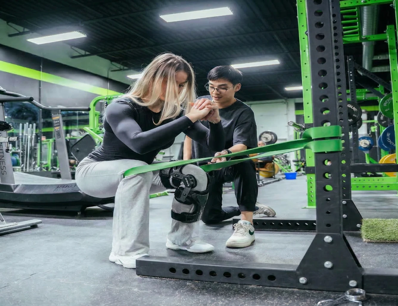 Recovery lounge compression therapy at Revibe Mississauga