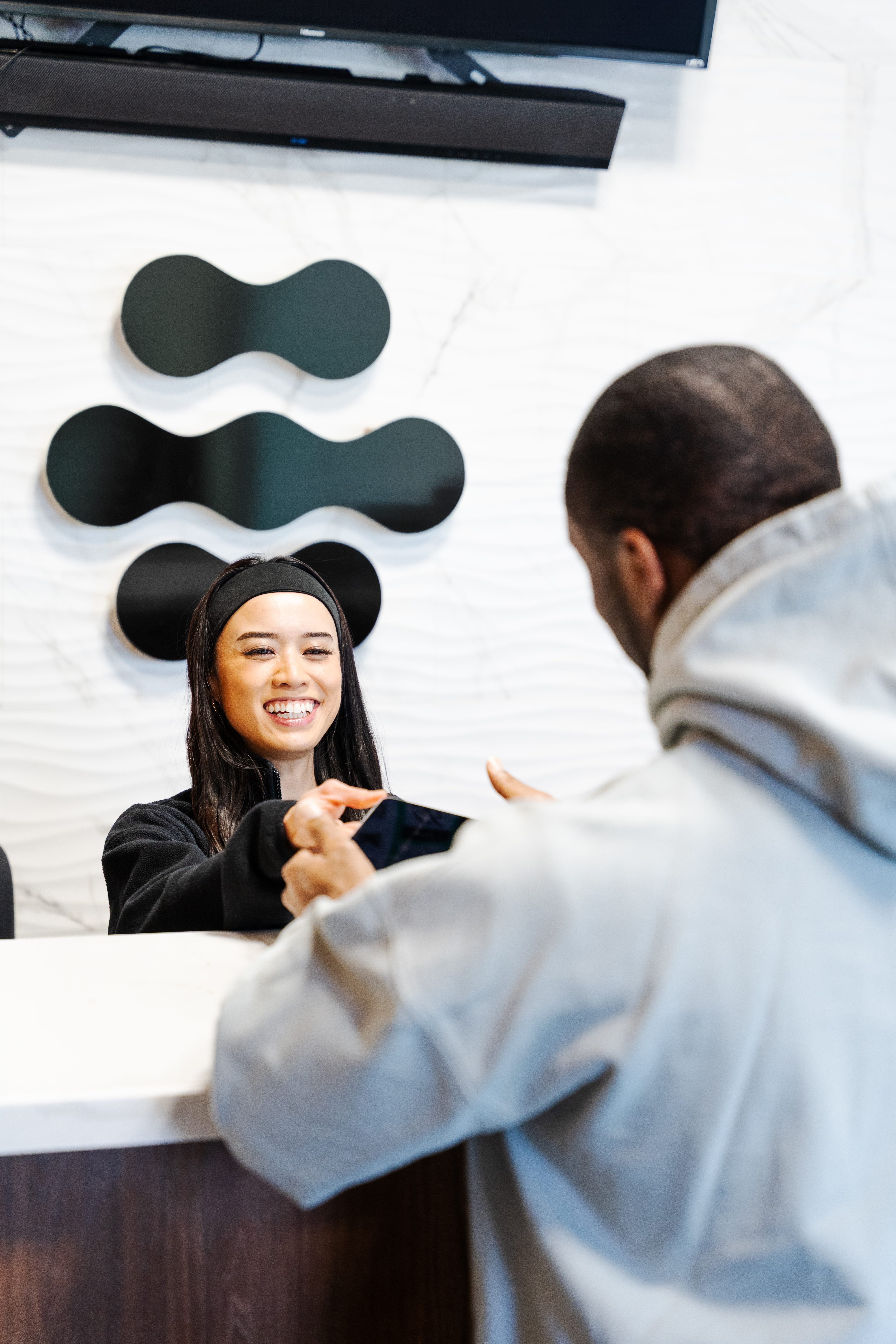 Revibe first session treatment room