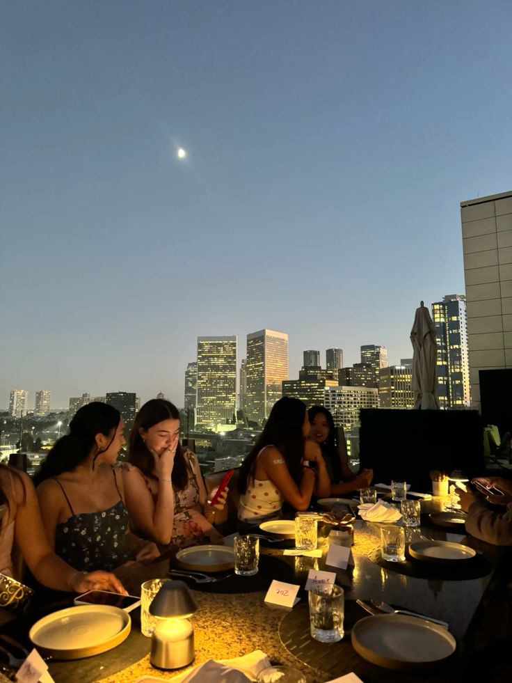 rooftop summer night